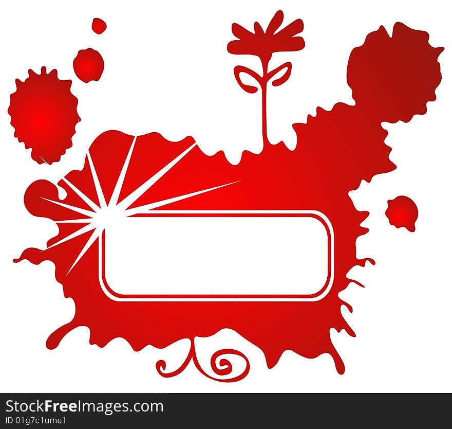 Red Grunge Frame