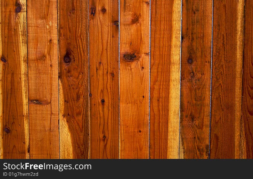 Redwood Fence Background 2