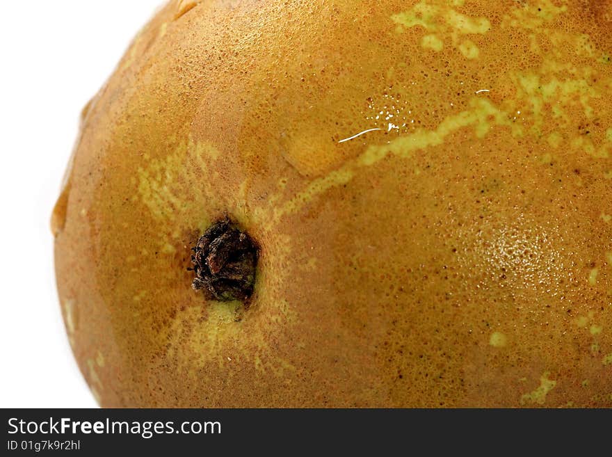 Pear with drops of water. Pear with drops of water.