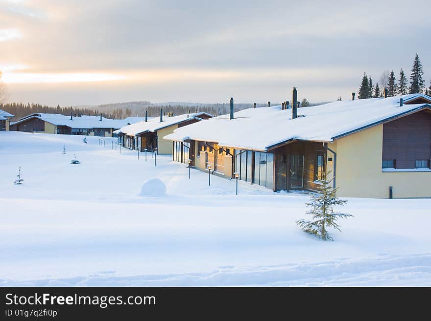 Cottages In Winter