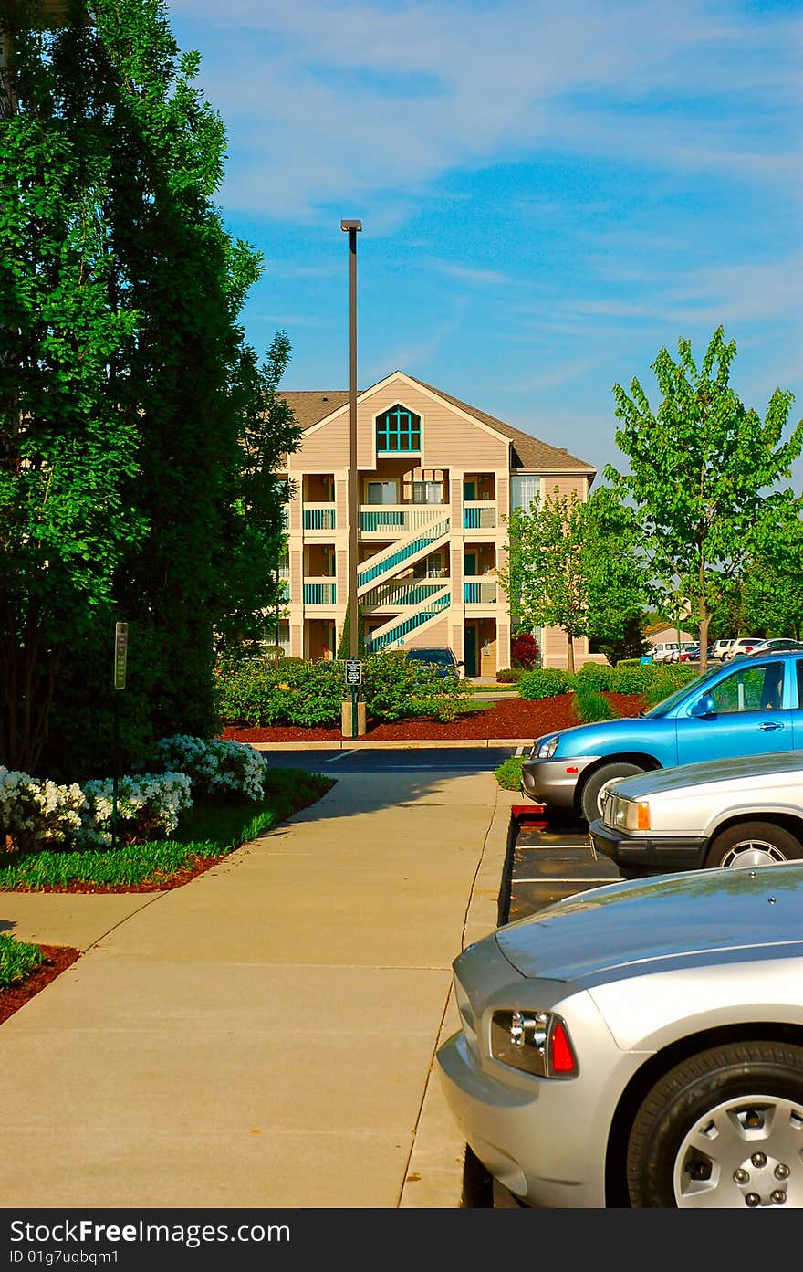 House in a small american town. House in a small american town