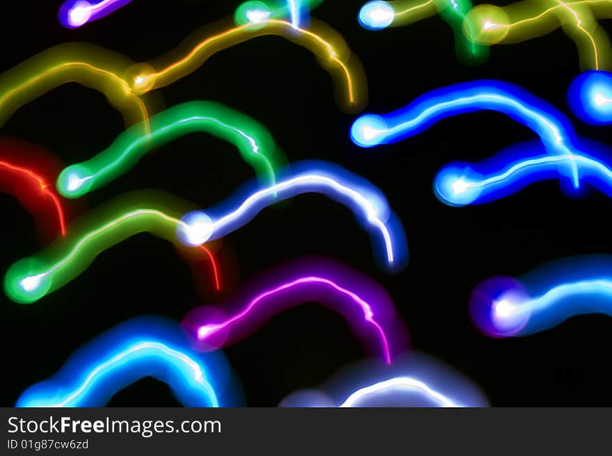 Abstract multi colored black background. Abstract multi colored black background