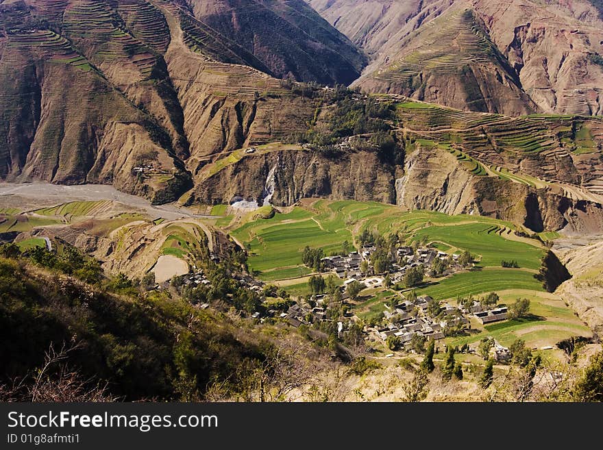 The beauty of impressive-looking mountain range abnormality. The beauty of impressive-looking mountain range abnormality