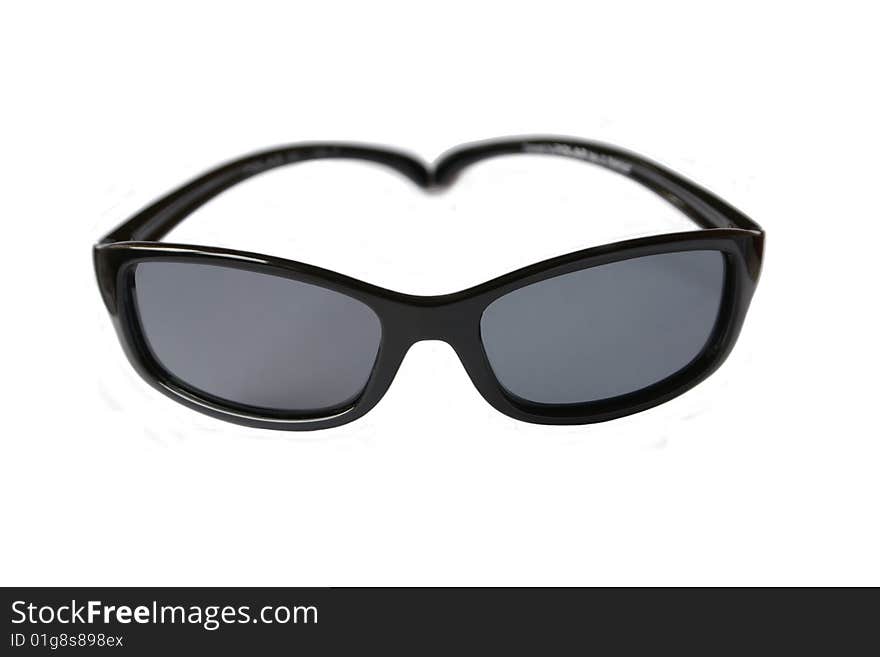 Black polarized sunglasses