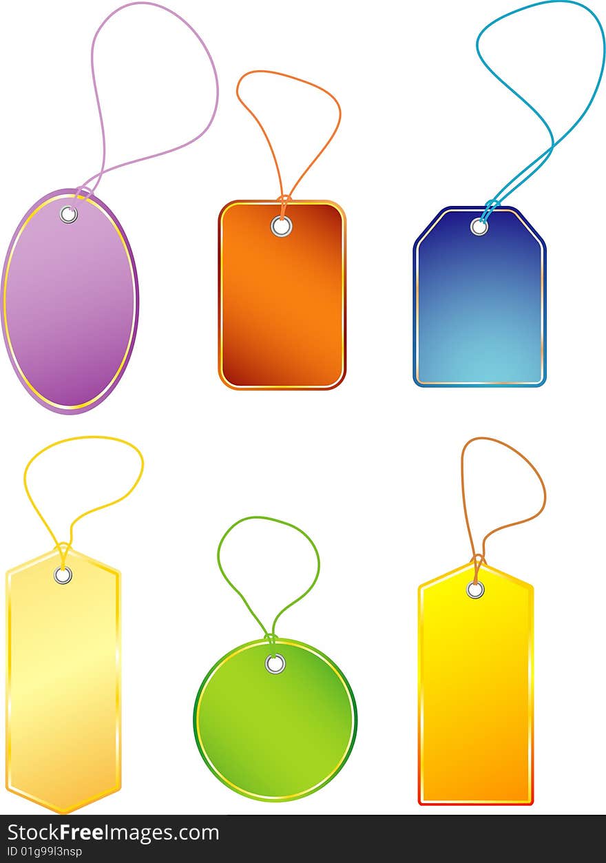 Vector tags for your design. Vector tags for your design