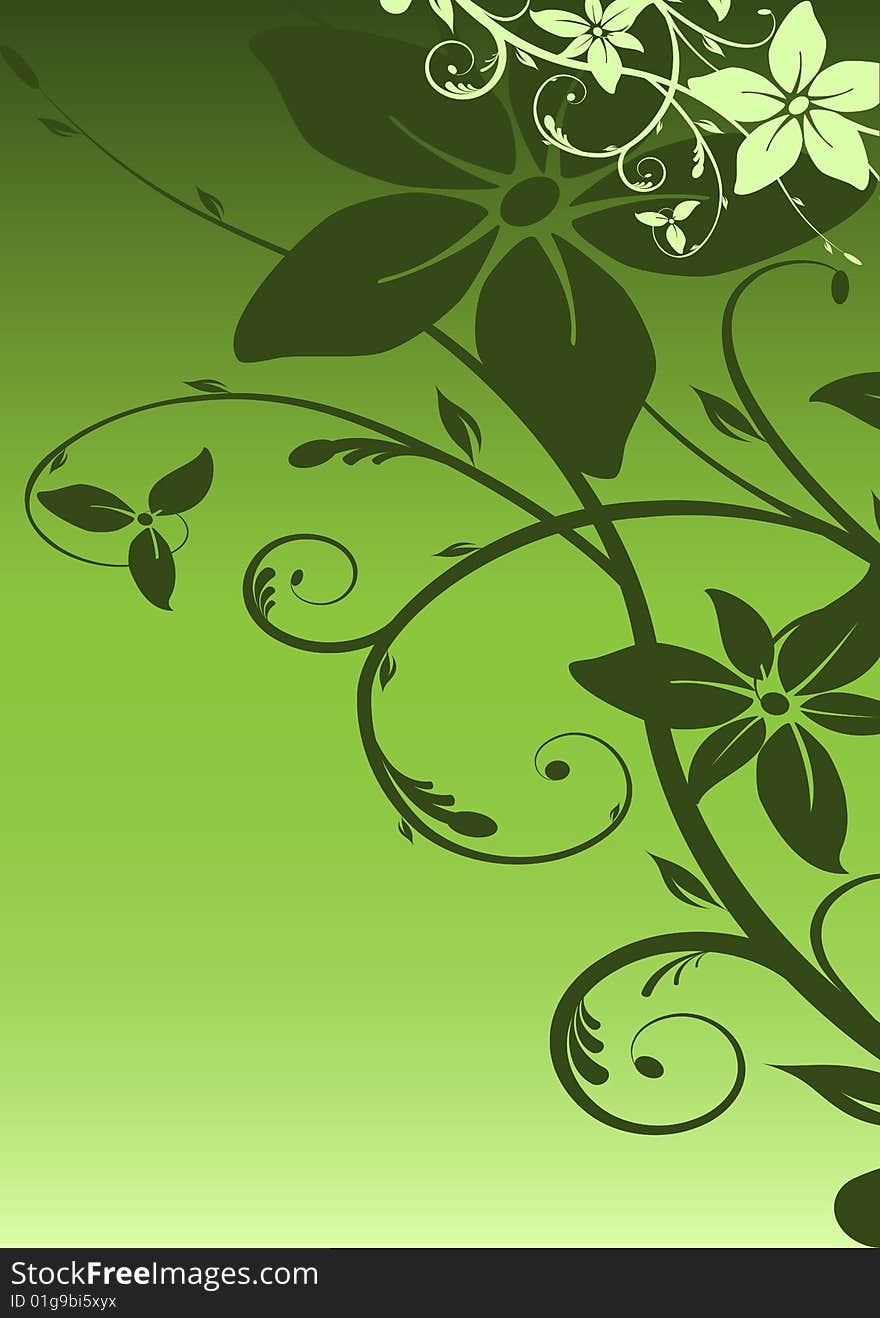 Floral Banner Vector