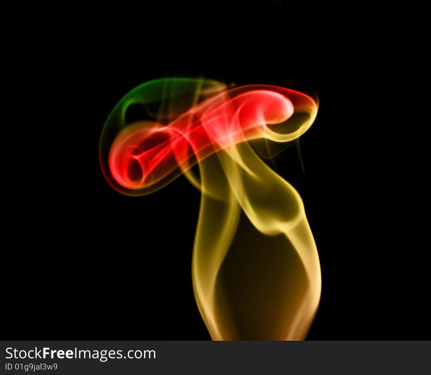 Abstract Smoke Curves