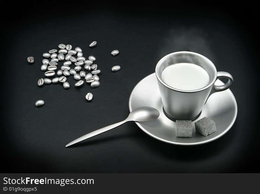 silver coffee