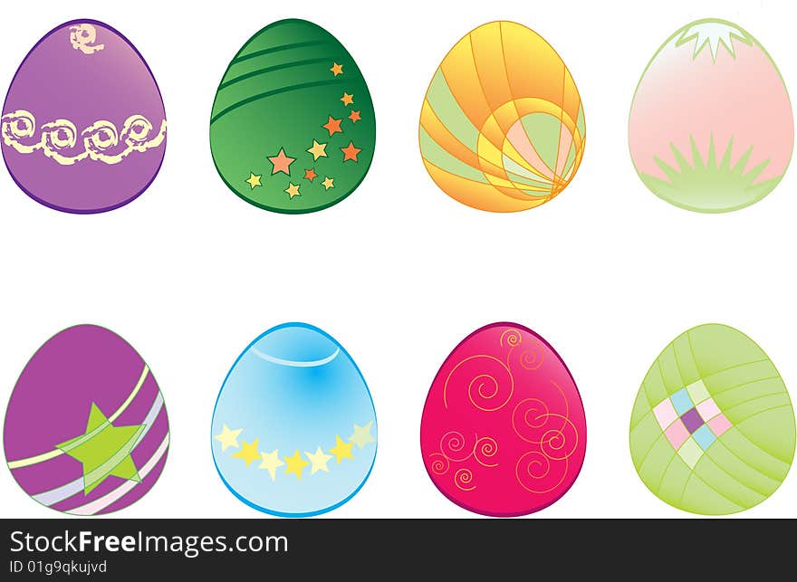 Eight Easter Eggs