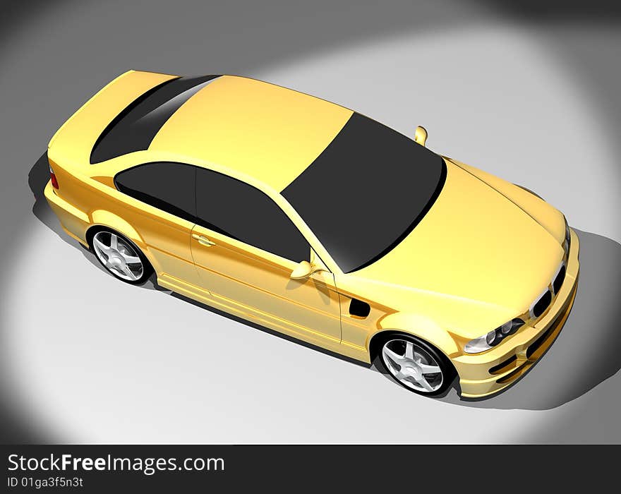 3D Image Of BMW M3