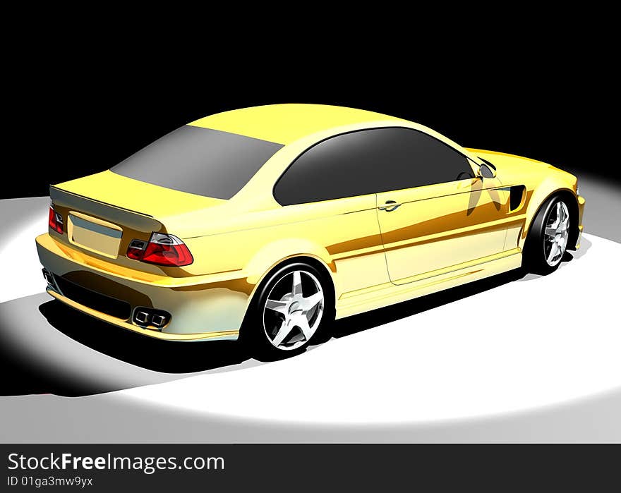 3D Image Of BMW M3