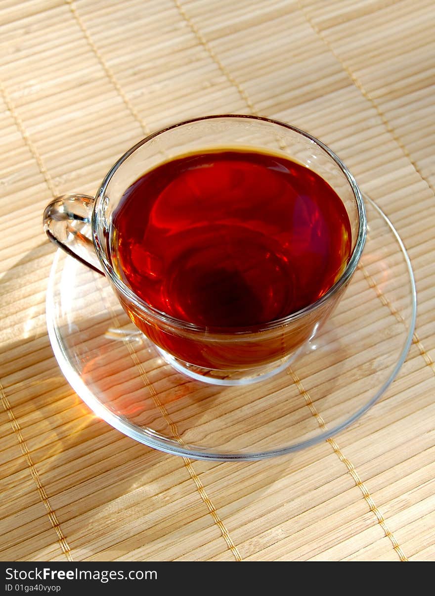 Glass Cup Of Tea