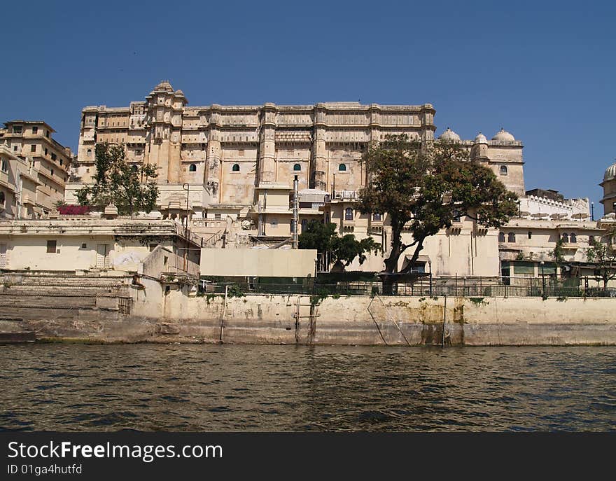 Udaipur City Palace in Rajasthan, India