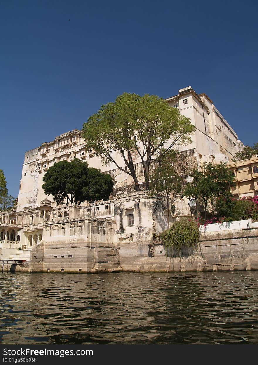 Udaipur City Palace in Rajasthan, India