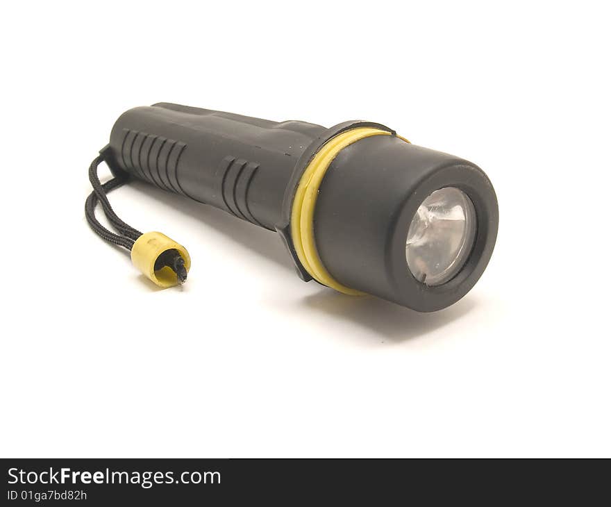 Flashlight 	
isolated on a white background