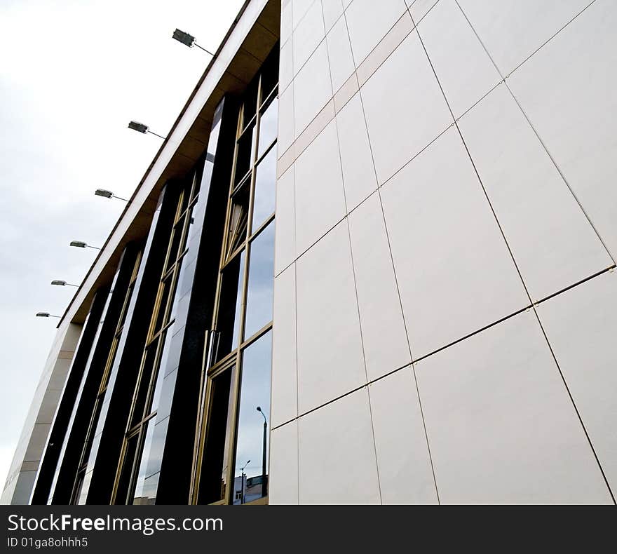 Perspective View Of Corporate Building