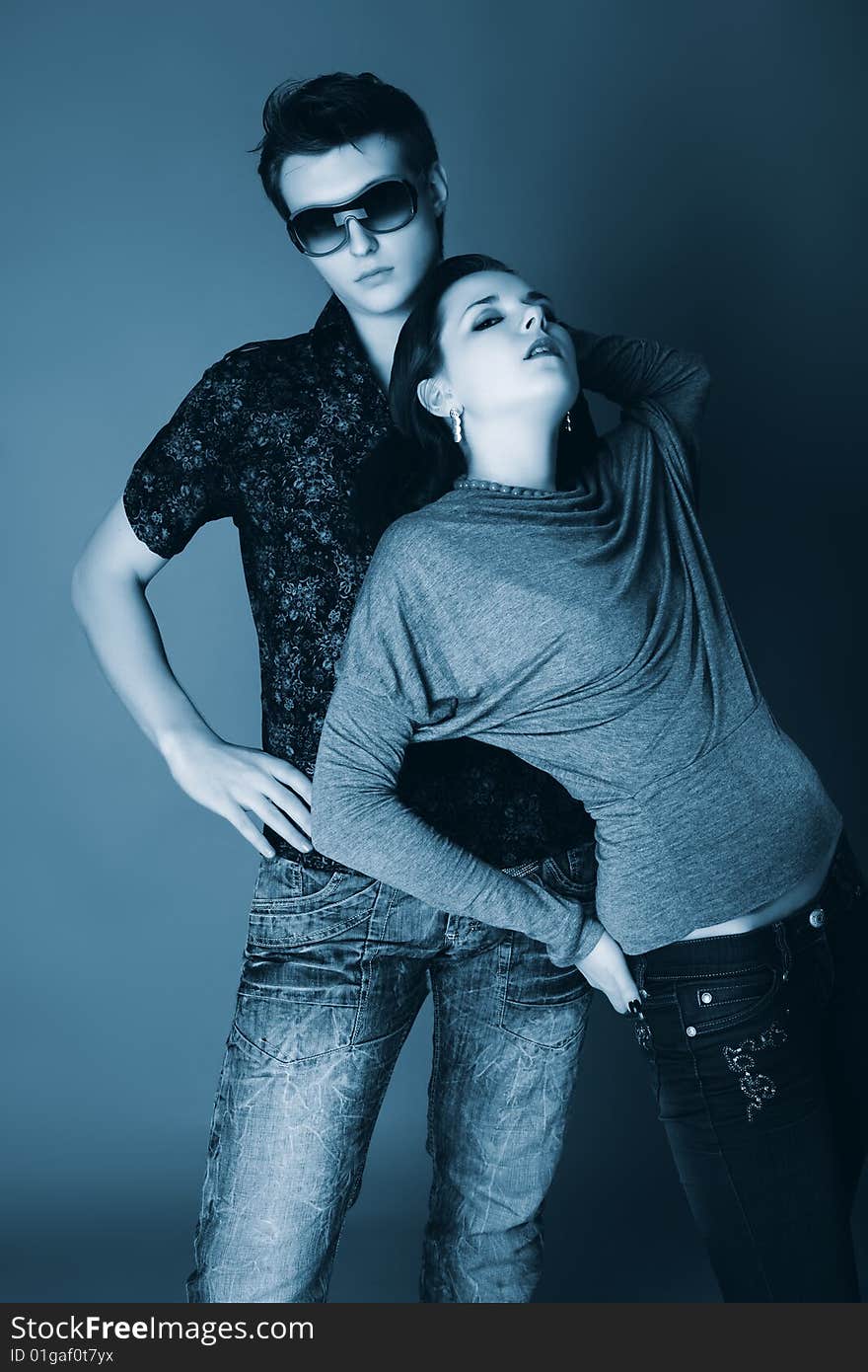 Portrait of a young people. Shot in studio. Portrait of a young people. Shot in studio.