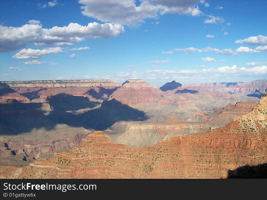 Picture from east canyon into main canyon. Picture from east canyon into main canyon