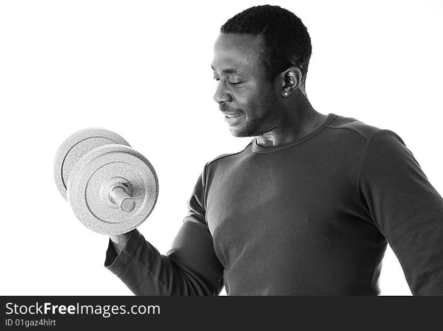 Portrait of a young man in the studio. Portrait of a young man in the studio