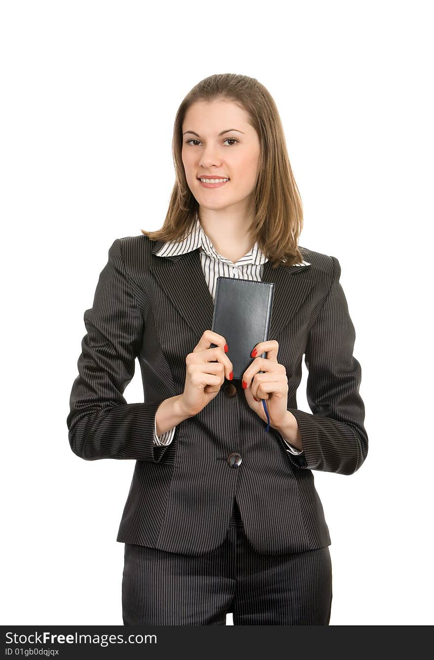 Smiling businesswoman