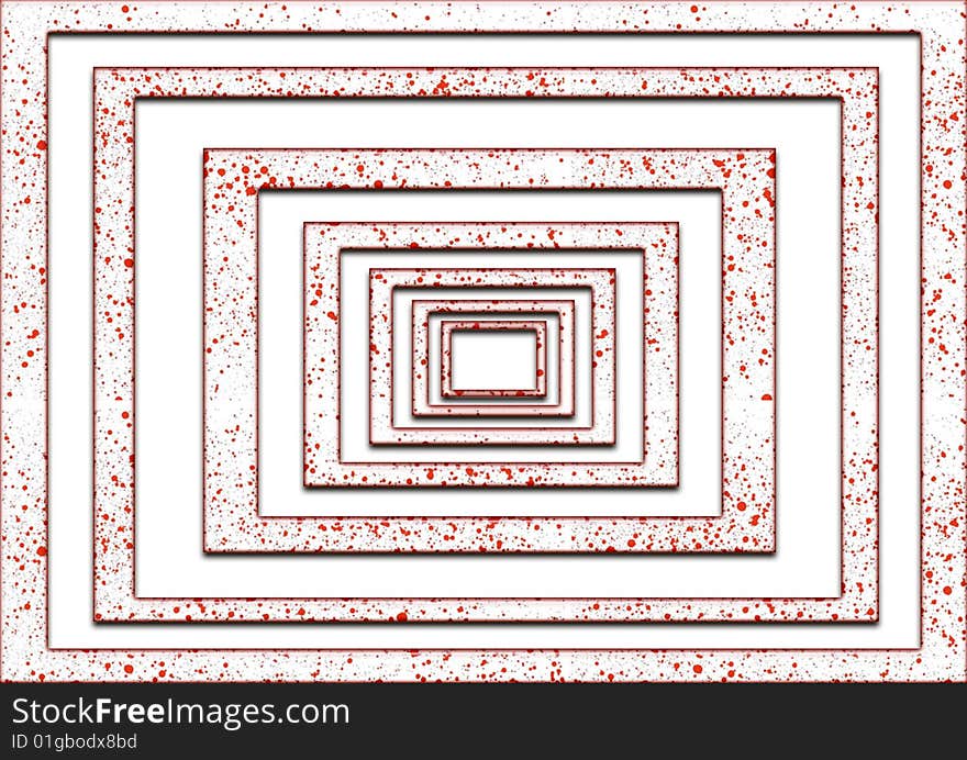 red rectangle on white background. red rectangle on white background