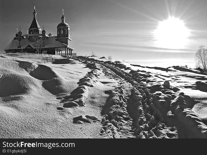 Church on hill