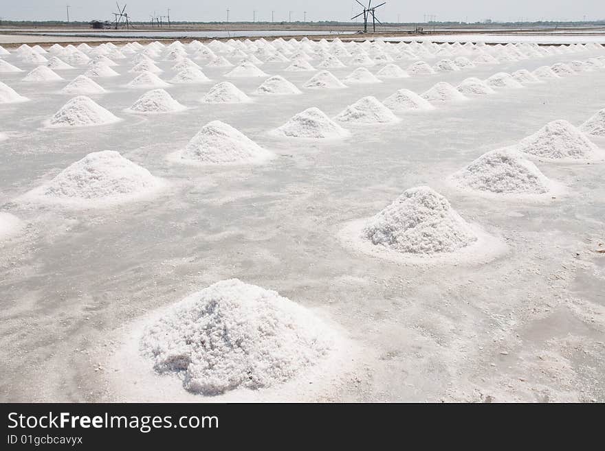 Salt farm.