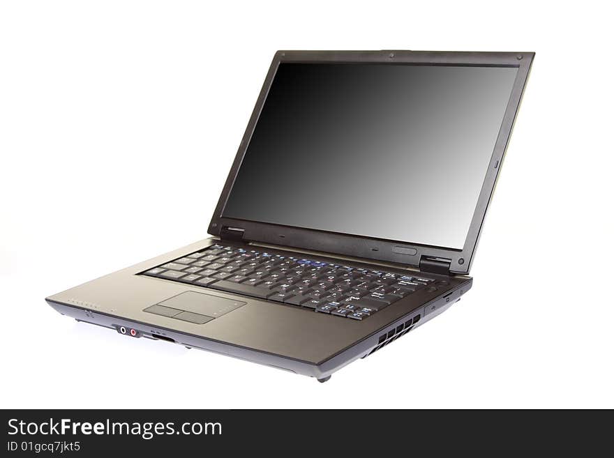 Modern Laptop Isolated On A White