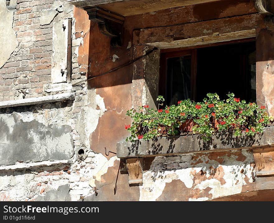 Italian window on older building