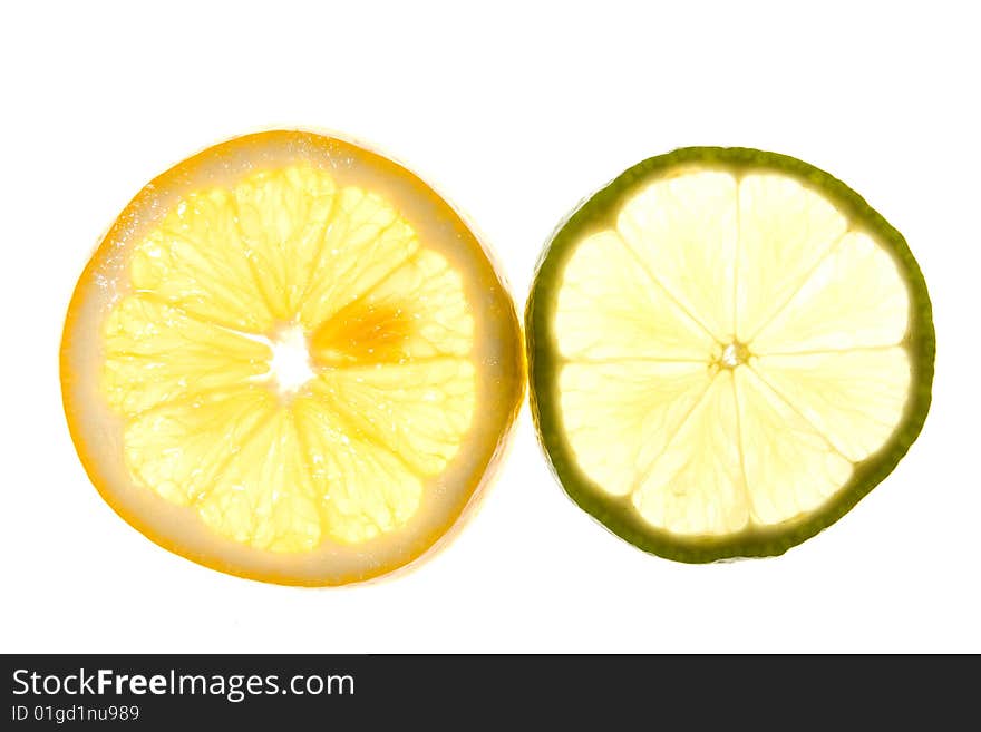 Lime and lemon