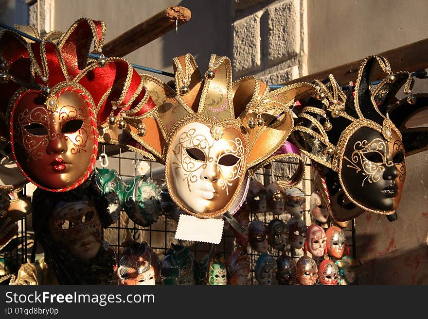 Masks for carnival in Venice. Masks for carnival in Venice