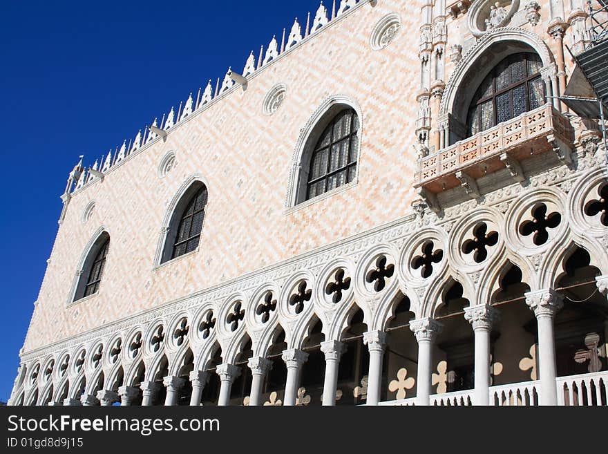 Palace of doge in Venice