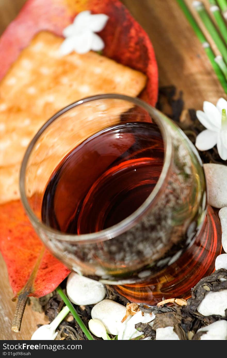 Jasmine Tea And Biscuits