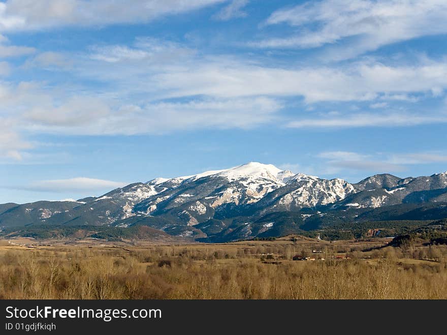 Snow-covered Mountains