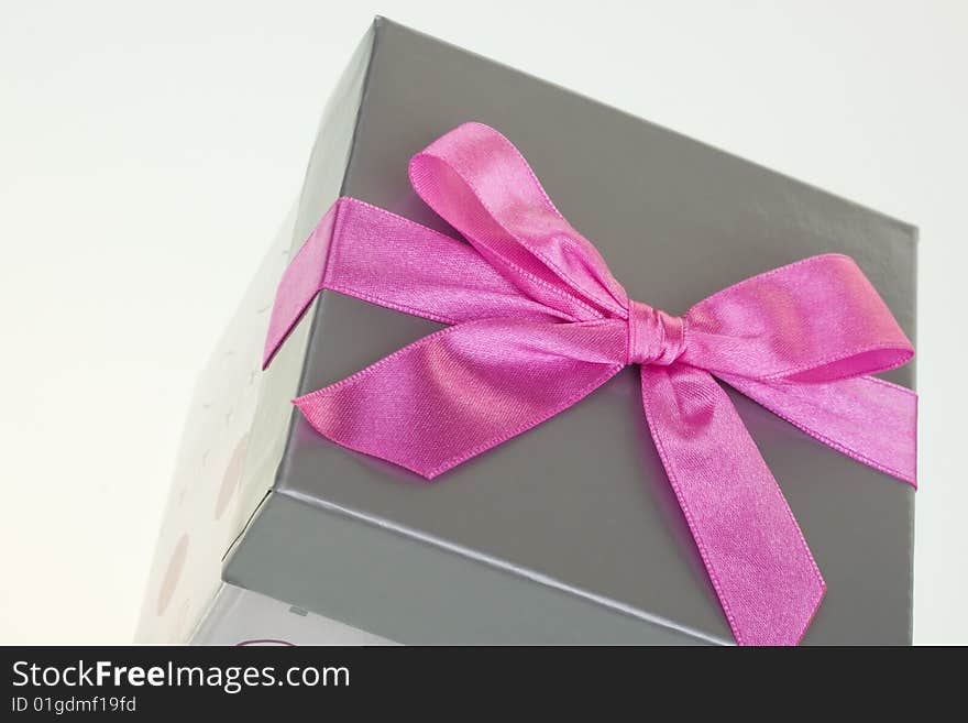 Gray gift box