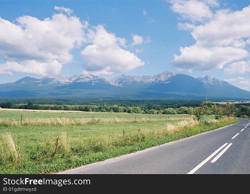 Highest slovak Mountains Vysoke Tatry. Highest slovak Mountains Vysoke Tatry