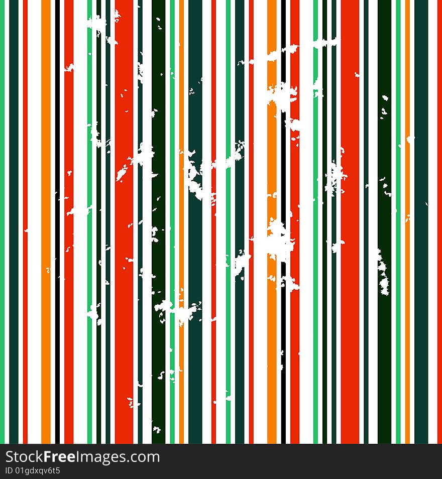 Grungy vector background of stripes