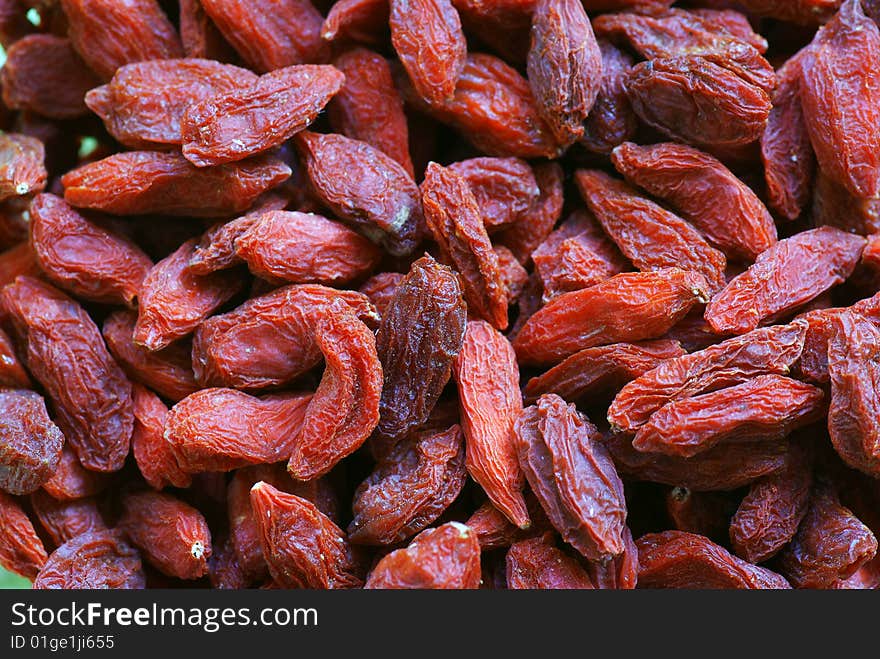 Closeup Of Wolfberries