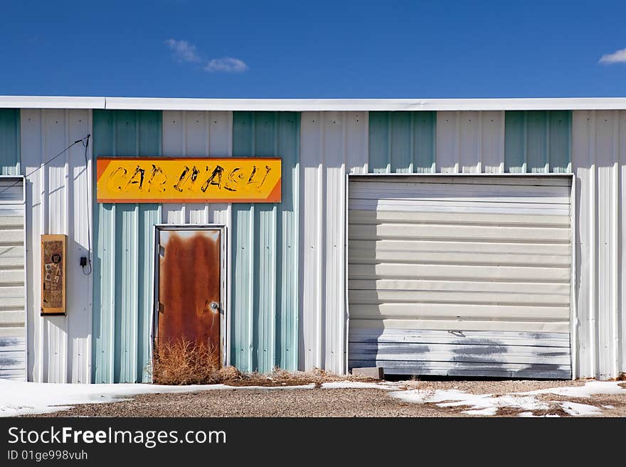 Car wash - abandoned retro style