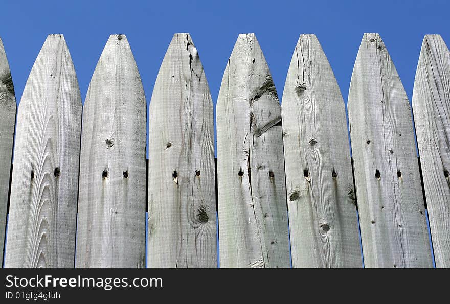 Wooden fence