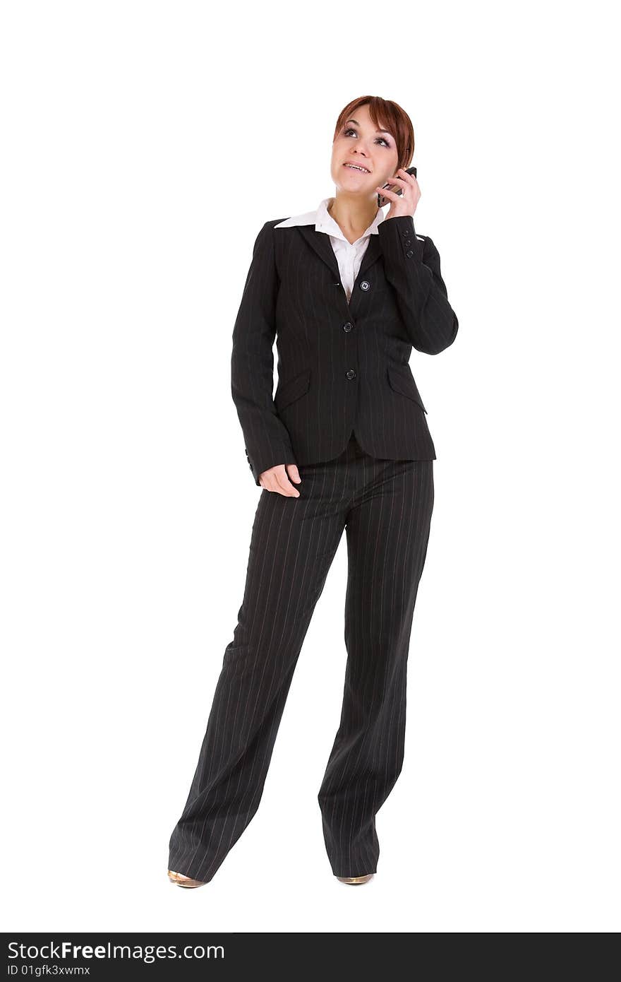 Businesswoman with mobile phone