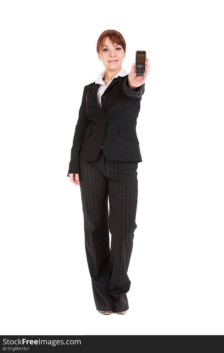 Businesswoman With Mobile Phone