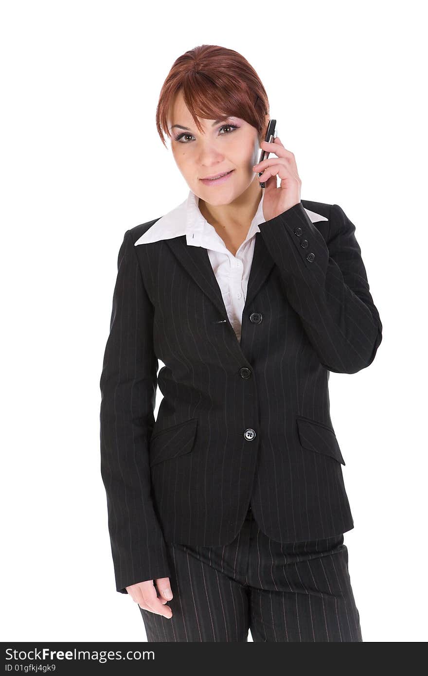 Businesswoman With Mobile Phone