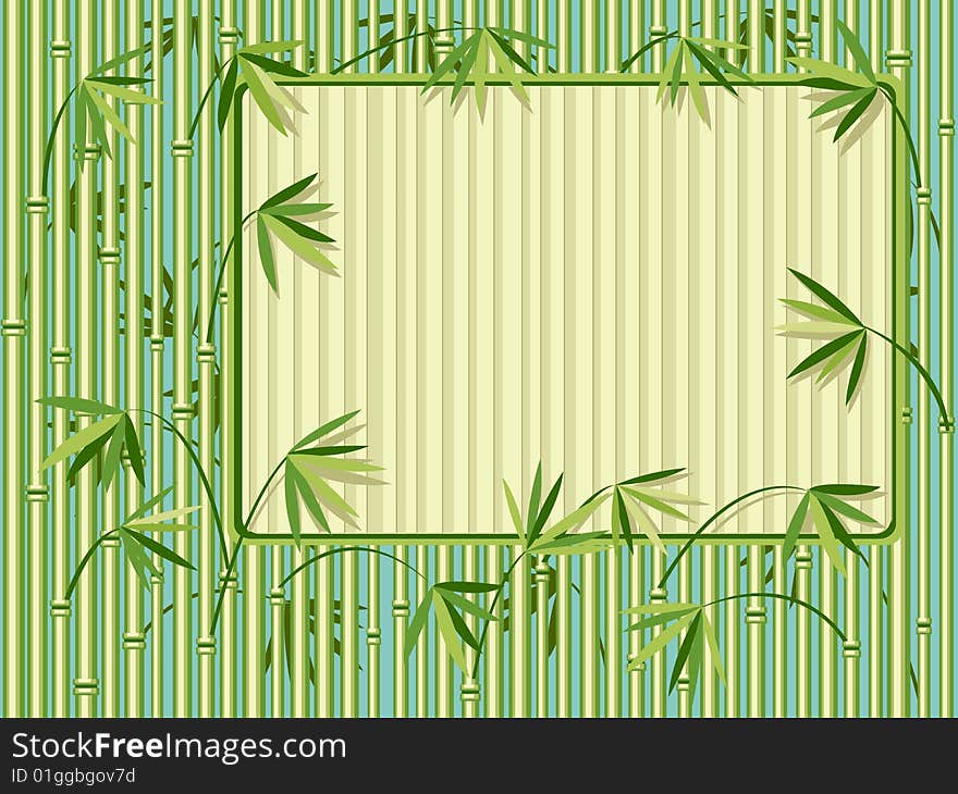 Bamboo frame