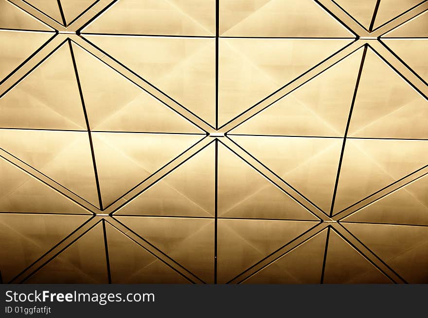 Geometrical design of the ceiling of hong kong airport. Geometrical design of the ceiling of hong kong airport