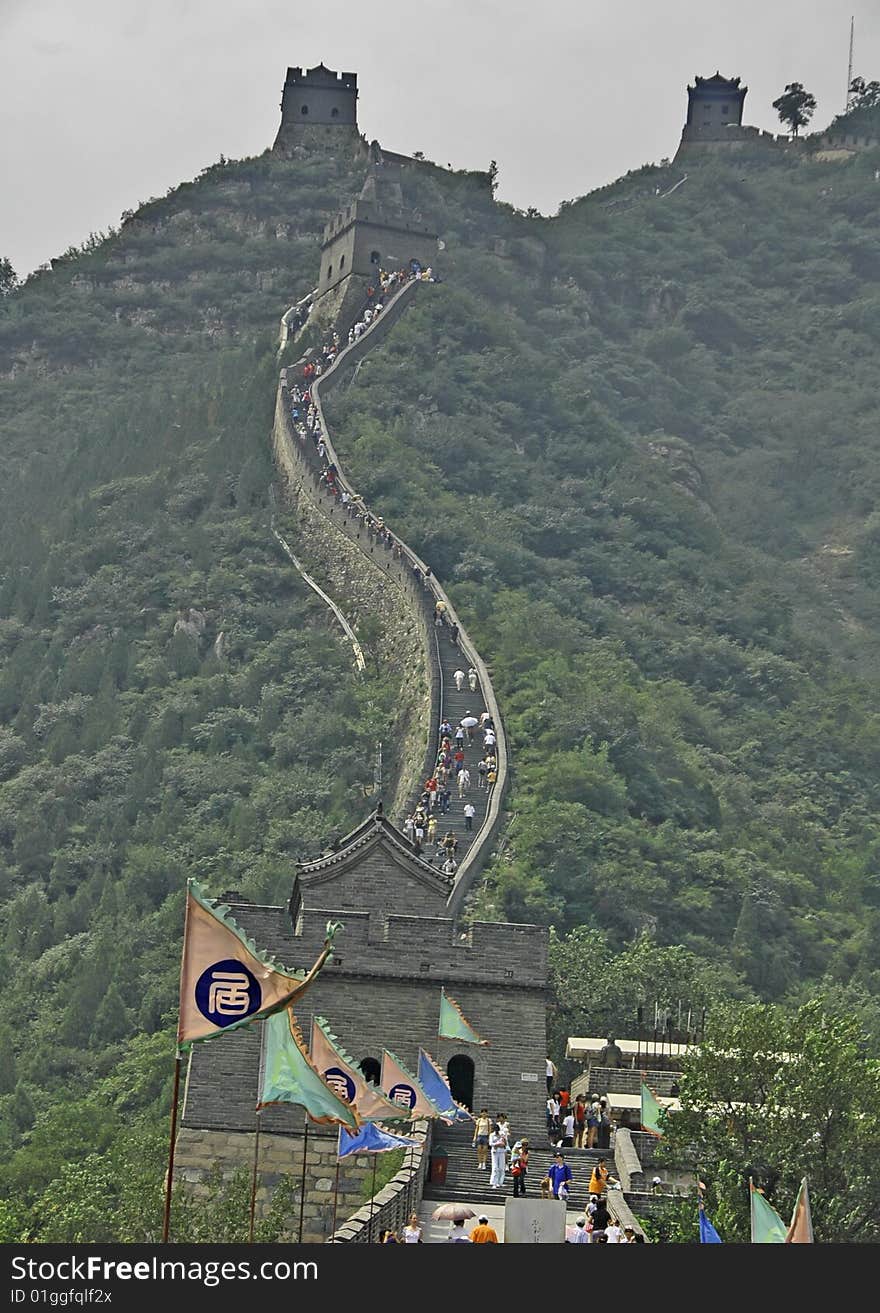 The chinese great wall near Beijing