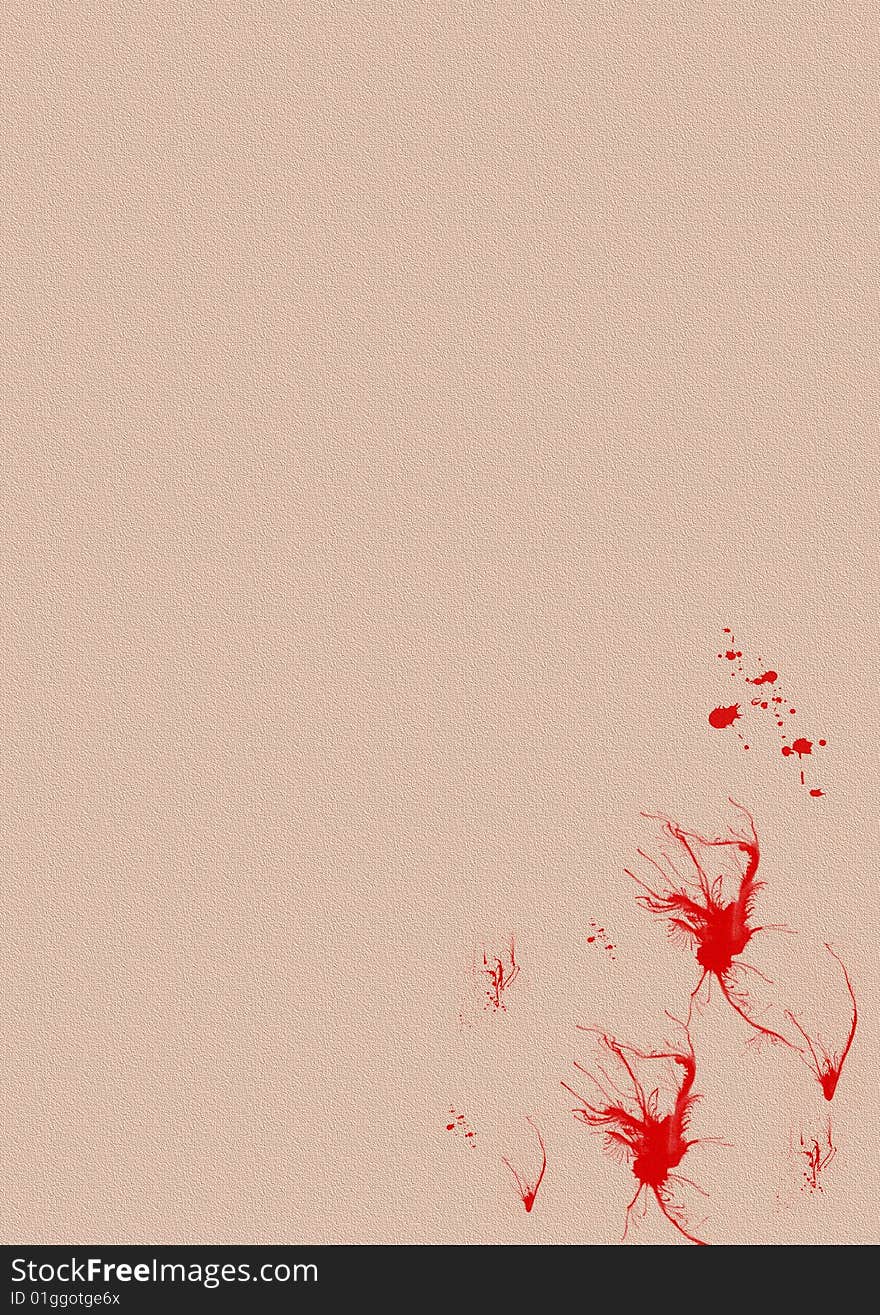 Blood paper texture