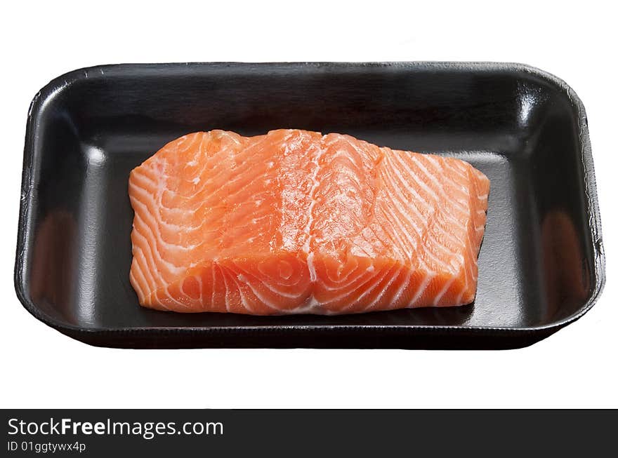 Raw salmon