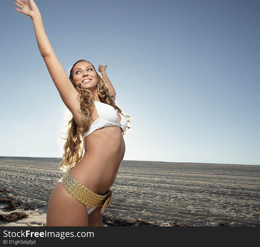 Carefree Young Woman