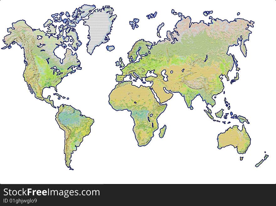 pix. of is map peace area